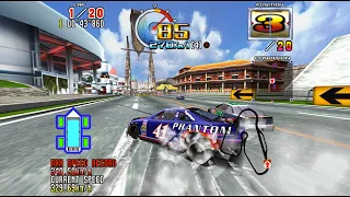 Daytona USA 2 Power Edition Advanced Gran Prix, 1st, Hardest Difficulty, Hard Level Car