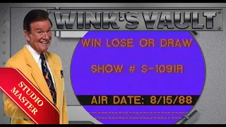 Win, Lose or Draw - #S-1091R Studio Master Game Show