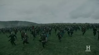 Vikings S05E08 - Bishop Headmund falls on battle - Civil Battle (Part 2)