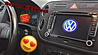 Instll Android GPS Poste Volkswagen AliExpress (GOLF V 5 Plus) Aux BT Camera