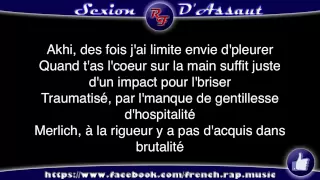 Sexion d'Assaut - à coeur ouvert (Paroles) HD 2012 (Lyrics)