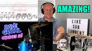 Drum Teacher Reacts: DAVE GROHL - Smells Like Teen Spirit (@ the Ford) 2021
