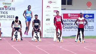 100m Final 62nd National Inter State Senior Athletics Championship - India 2023