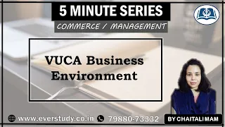 VUCA Business Environment | 5 Minutes Series | UGC NET Commerce | Management