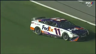 DENNY HAMLIN SPINS ON PIT ROAD - 2022 BLUEGREEN VACATIONS DUEL #2 AT DAYTONA