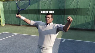 Michael plays tennis|gta5