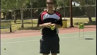 The Backhand Swinging Volley Tennis Shot