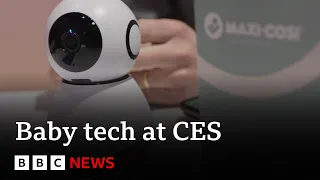 New technology designed to make parenting easier on show at CES | BBC News