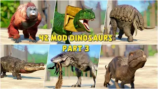 ALL NEW 42 MODDED DINOSAURS | Episode 4 | Jurassic World Evolution