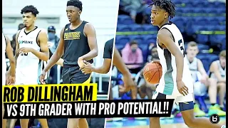 5 Star Rob Dillingham vs 9th GRADER w/ Pro Potential & MULTILPE D1 OFFERS!!