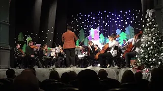 Interstellar by Hans Zimmer - Live Christmas concert - music school - electric guitar