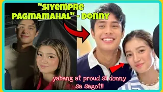 Ang yabang ni DONNY at proud na proud sa kanyang sagot!!! Proven and tested talaga ng DONBELLE!!