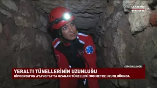 İşte Ayasofya'ya uzanan Bizans tünelleri!