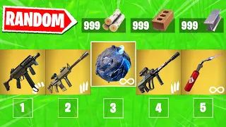 The *RANDOM* MYTHIC LOOT Challenge in Fortnite