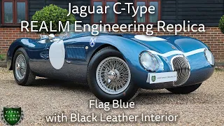 [4K] Jaguar C-Type REALM Engineering Replica built August 2010 and finished in Flag Blue
