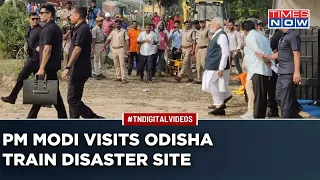 Odisha Train Accident: PM Modi Visits Disaster Site, Reviews Situation As Nearly 300 Killed