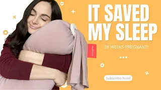 BEST PREGNANCY PILLOW 2022 // bbhugme Dusty Pink