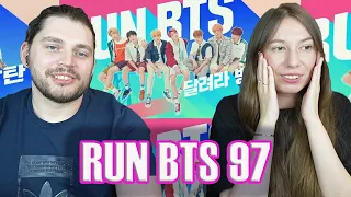 RUN BTS  97  Пижамная вечеринка 1 РЕАКЦИЯ