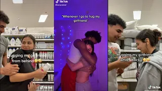 Hugging My Girlfriend From Behind While Being "Brick" Tiktok Compilation