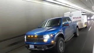 2014 Ford Raptor 6.2L vs F-250 6.2L Mashup Ike Gauntlet Towing Test ( Part 2)