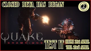 QUAKE CHAMPIONS TRAILER | CLOSED BETA AVAILABLE FROM 21st TO 23rd APRIL 2017 | YOU MUST CHECK IT OUT