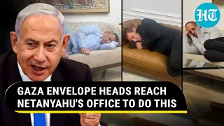 Gaza Envelope Heads Stun Netanyahu With This Action At His Office Amid Hamas Attacks | Watch