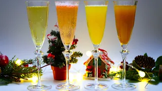 4 простых коктейля с шампанским (Беллини, Мимоза, Россини, Искрящий имбирь) | Коктейли с шампанским