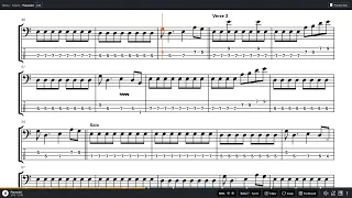 Black Sabbath - Paranoid Bass Tab