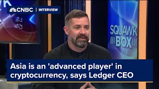 Asia is an 'advanced player' in cryptocurrency, says Ledger CEO
