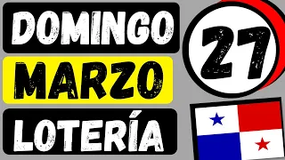 Resultados Sorteo Loteria Domingo 27 Marzo 2022 Loteria Nacional d Panama Dominical Que Jugo En Vivo