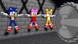 Sonic Prime Amy and Tails  - The Wheel of Fortune Good Ending - FNF Minecraft Animation