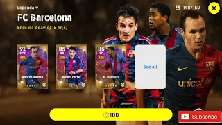 500 Coins To Open Legendary FC Barcelona Pack Opening eFootball PES 2022 Mobile 6 /6/22