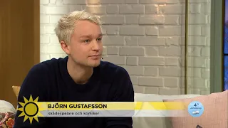 Björn Gustafsson: ”Jag sa ju att jag inte vill prata om det där!” - Nyhetsmorgon (TV4)