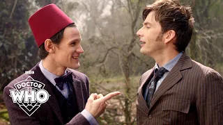 Eleventh and Tenth Doctors Meet! | @DoctorWho: The Day of the Doctor | BBC Studios