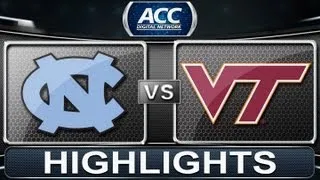 2013 ACC Football Highlights | North Carolina vs Virginia Tech | ACCDigitalNetwork