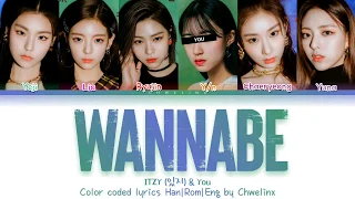 ITZY (있지) 'WANNABE' (6 members & karaoke ver.) [Color coded Han|Rom|Eng]