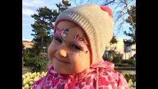 Алина стала ЕДИНОРОГОМ Аквагрим для детей!!! Unicorn face painting for kids