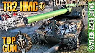 WoT T92 HMC Gameplay ♦ 6.4k Dmg 6 Frags ♦ SPG Arty Review