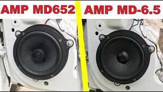 Сравнение звука акустики AMP MD652 и AMP MD-6.5