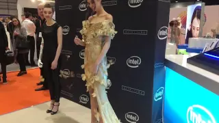 Intel Butterfly Effect dress at Wearable Technology Show 20