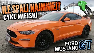 2019 Ford Mustang GT 5.0 - Ile NAJMNIEJ spali w mieście?