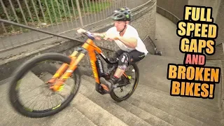 FULL SPEED GAPS AND BROKEN BIKES - URBAN MTB FREERIDE