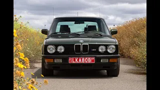 1987 BMW M5 Cold Start