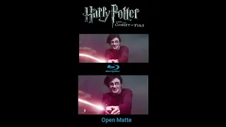 Harry Potter and the Goblet of Fire | Blu-Ray Vs Open Matte | Comparison