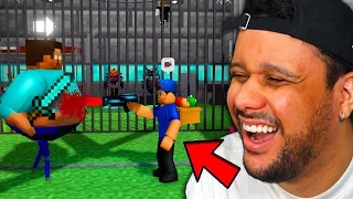 ⛏ USANDO TODOS OS PODERES NO POLICIAL PEIDÃO BARRY MINECRAFT MODO HARD!