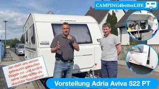Wohnwagen - Vorstellung: Adria Aviva 522 PT - Einsteigermodell mit cleveren Lösungen für die Familie