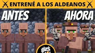 Enseñé a los Aldeanos a Defender su Aldea | Historia dentro de minecraft