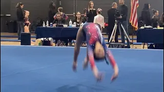 Level 3 Floor USAG Florida State Meet 9 years old 9.375 Olivia Artiga