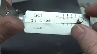 (431) SC1 Lishi Picking & Decoding a KIK Cylinder