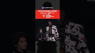 Christopher Judge Says BOY ("Read it Boy" in Game Awards 2018 VS 2022 Speech) #kratos #shorts